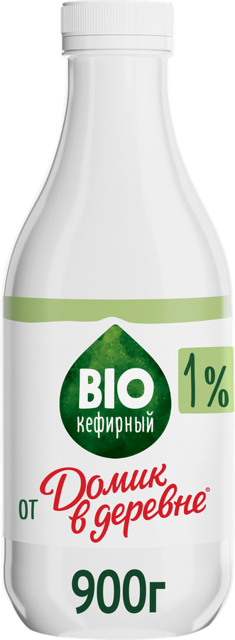 Продукт биокефирный ДОМИК В ДЕРЕВНЕ 1%, без змж, 900г