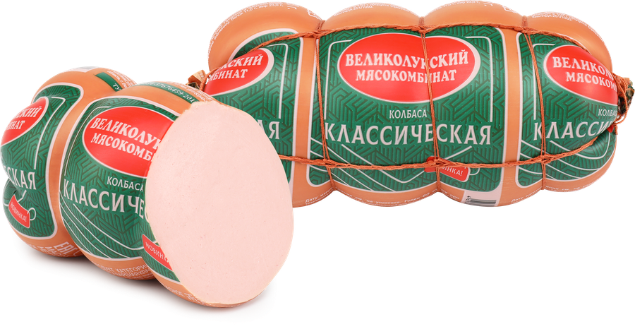 Колбаса вареная МК ВЕЛИКОЛУКСКИЙ Классическая, 500г