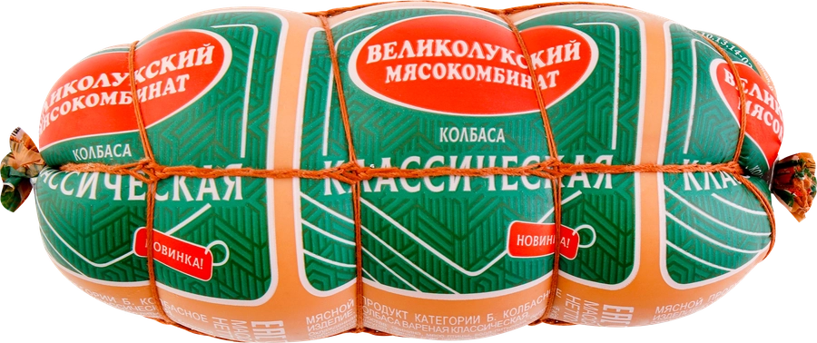 Колбаса вареная МК ВЕЛИКОЛУКСКИЙ Классическая, 500г