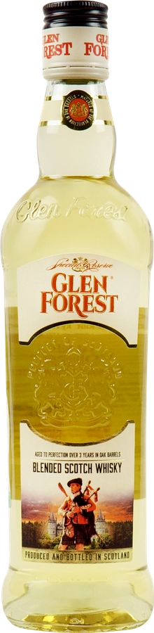 Виски GLEN FOREST Шотландский купажированный 40%, 0.5л