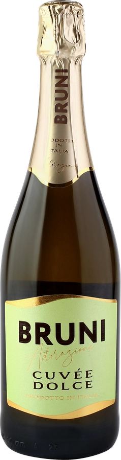 Вино игристое BRUNI Cuvee Dolce белое сладкое, 0.75л