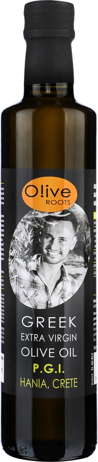 Масло оливковое OLIVE ROOTS Hania Crete P.G.I., 500мл