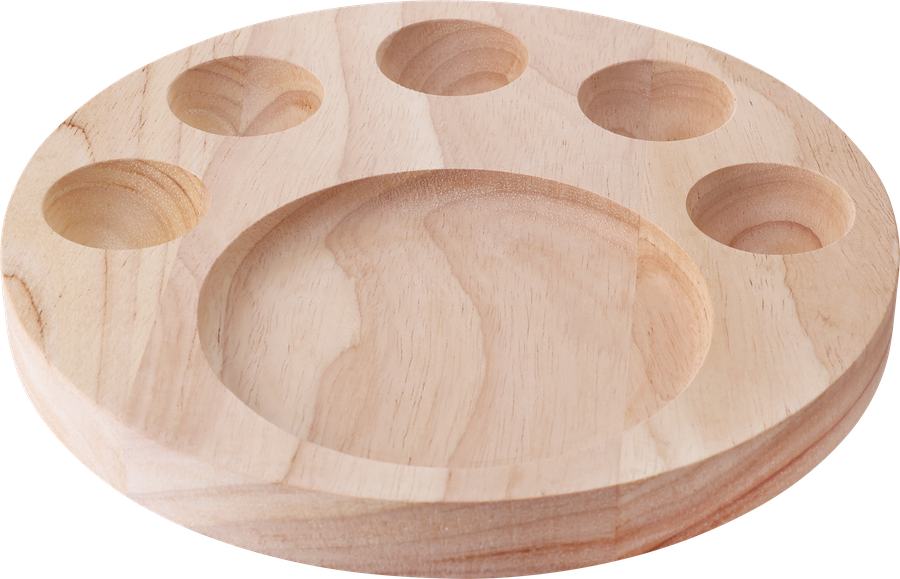Подставка для яиц HOMECLUB Wood, пасхальная, 20x20x2см, каучуковое дерево Арт. MSRB-1