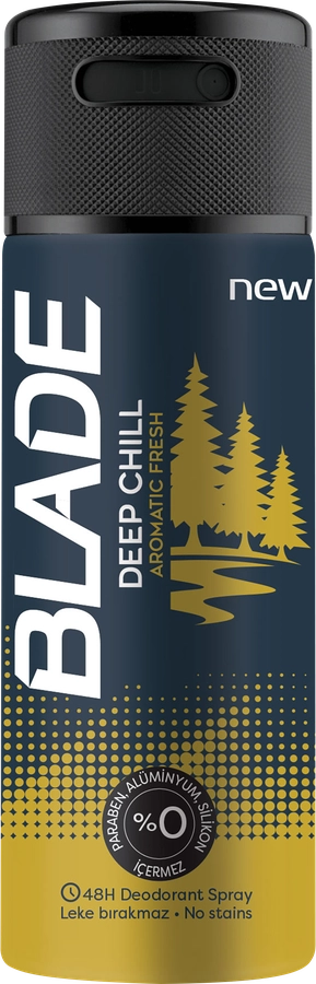 Дезодорант-спрей мужской BLADE Deo deep chill, 150мл