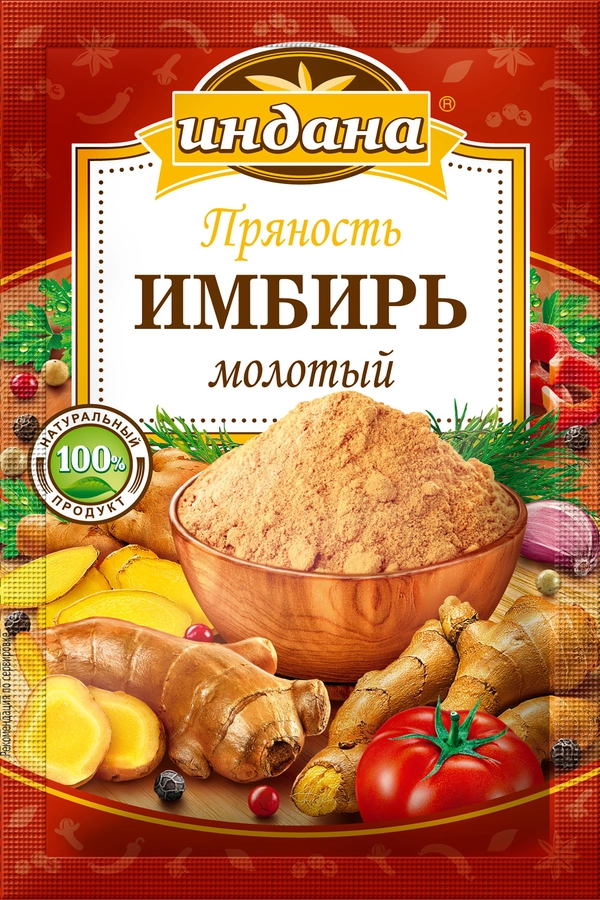 Имбирь ИНДАНА молотый, 15г