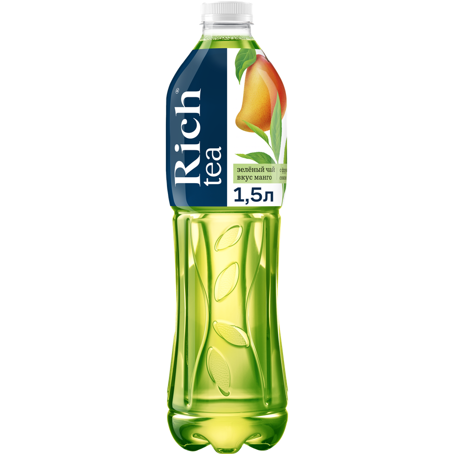 Напиток RICH Зеленый чай Манго, 1.5л