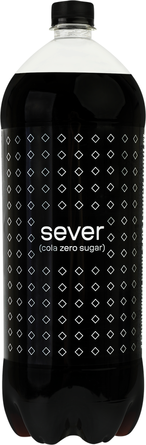 Напиток SEVER Cola Zero Sugar со вкусом колы без сахара сильногазированный, 2л