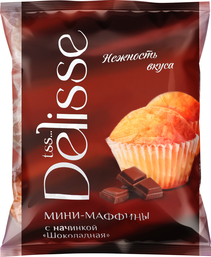 Маффины DELISSE Шоколадные, 450г