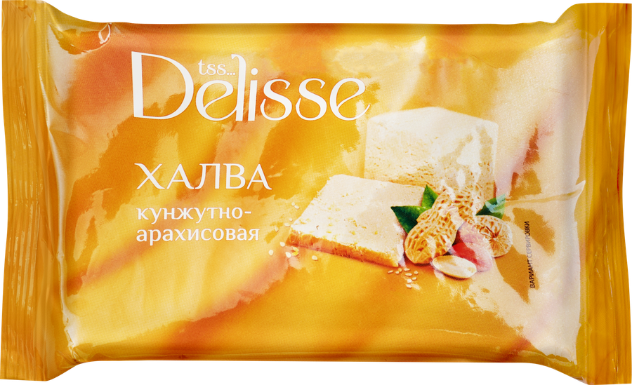 Халва DELISSE кунжутно-арахисовая, 250г