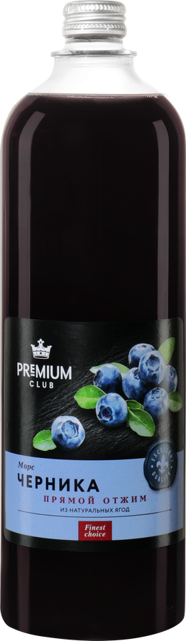 Морс PREMIUM СLUB Черничный, 1л