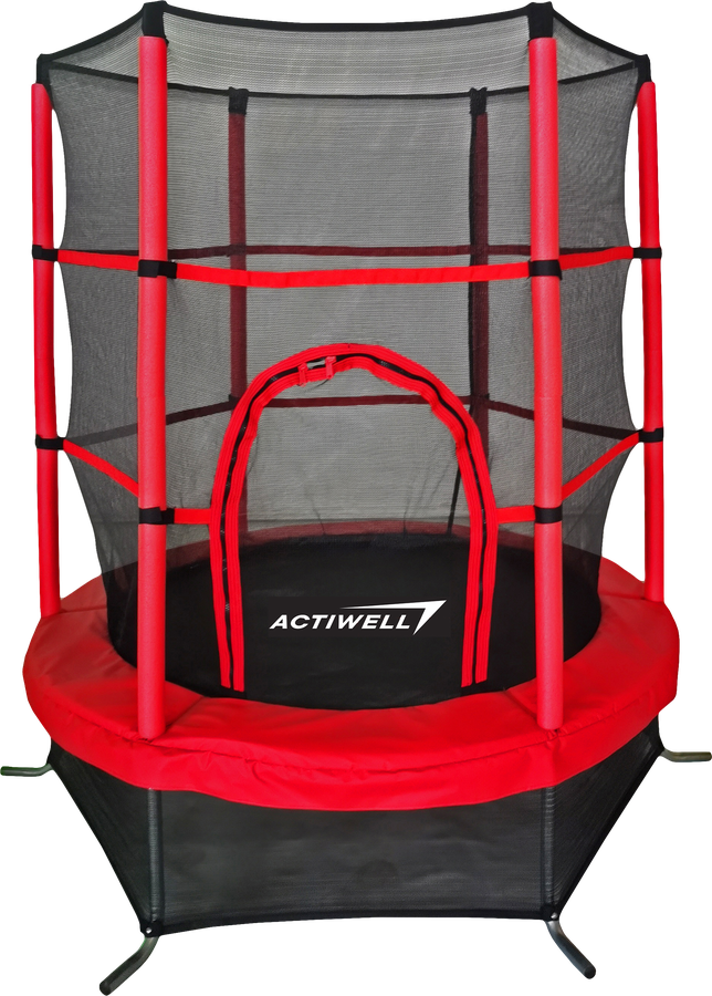Батут ACTIWELL 140х140х160см, с внутренней сеткой, Арт. TRMI-55-A