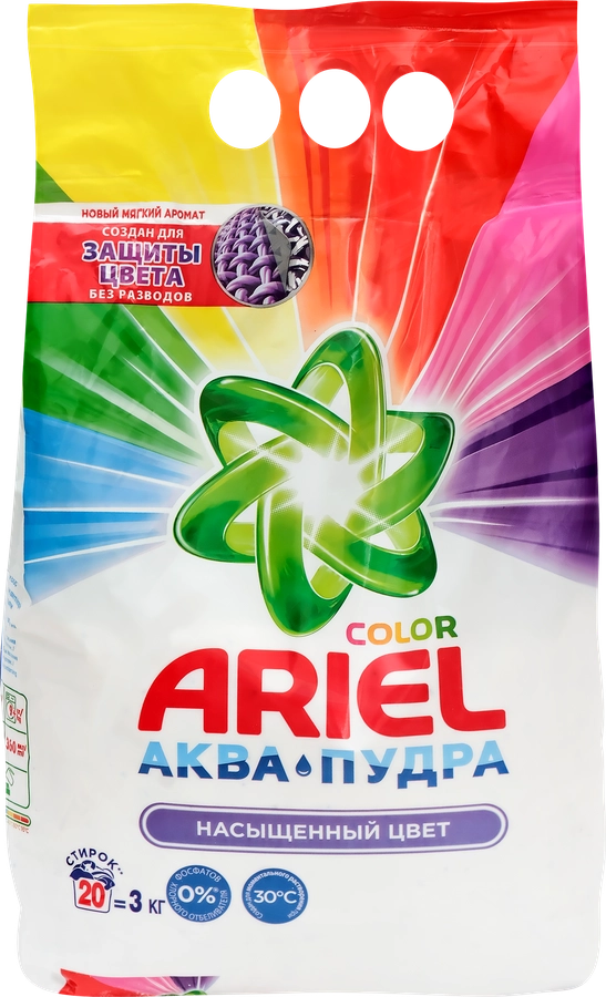 Стиральный порошок для цветного белья ARIEL Color, автомат, 3кг