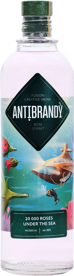 Напиток спиртной ANTIBRANDY 20 000 Roses under the sea 38%, 0.5л