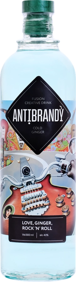 Напиток спиртной ANTIBRANDY Love ginger rock n roll 40%, 0.5л