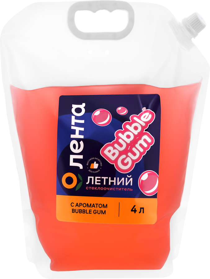 Стеклоочиститель летний ЛЕНТА Bubble Gum, 4л