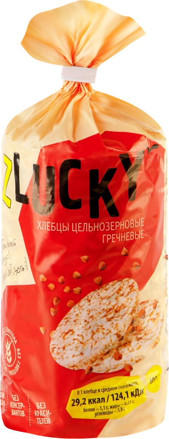 Хлебцы гречневые Z LUCKY хрустящие, 100г