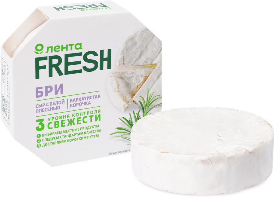 Сыр ЛЕНТА FRESH Бри 60%, без змж, 125г