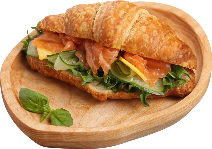 Круассан ЛЕНТА FRESH с лососем и соусом Тар-тар, 170г
