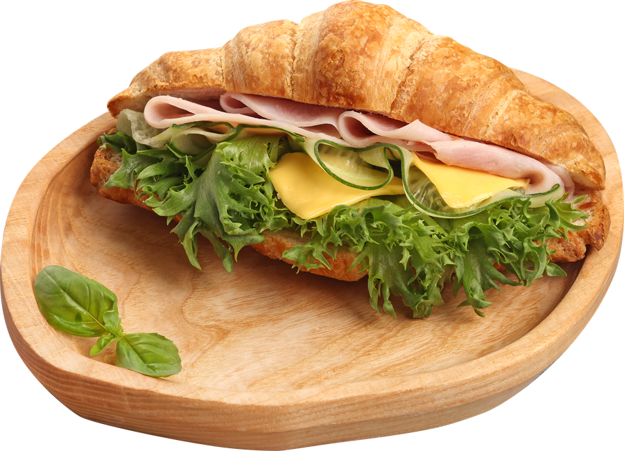 Круассан ЛЕНТА FRESH с ветчиной и соусом Цезарь, 170г