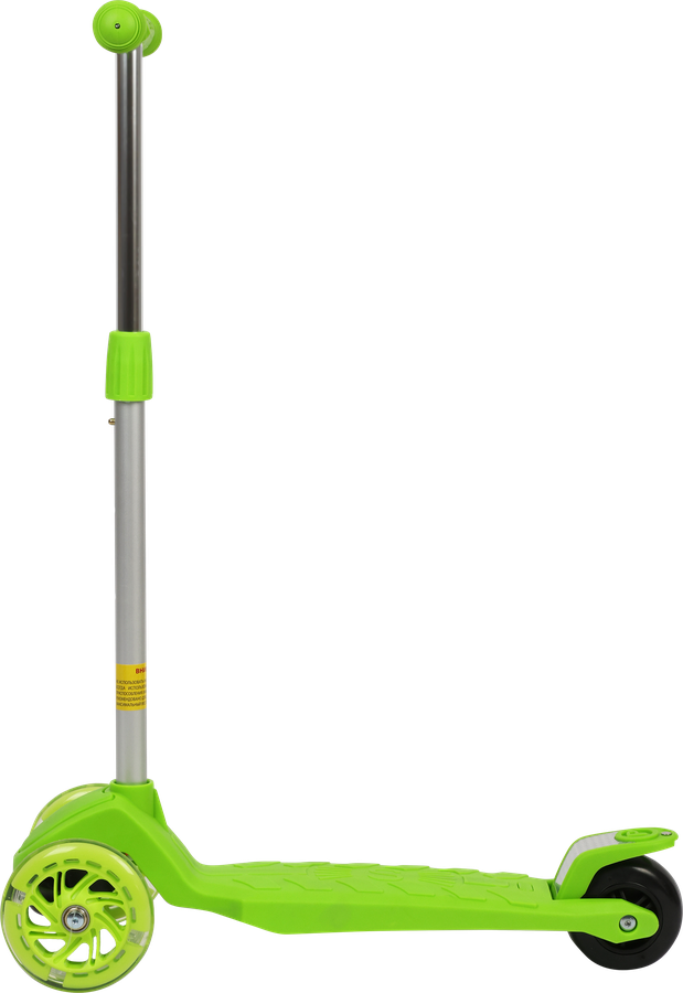 Самокат трехколесный ACTIWELL KIDS не складной, со светящимися передними  колесами, Арт. ACT-S02