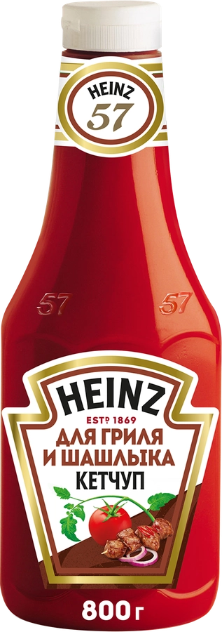 Кетчуп для гриля и шашлыка HEINZ, 800г