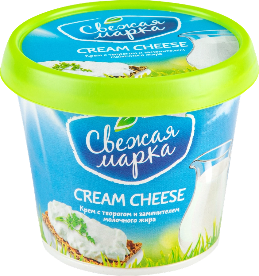 Крем СВЕЖАЯ МАРКА Cream Cheese с творогом 65%, с змж, 140г