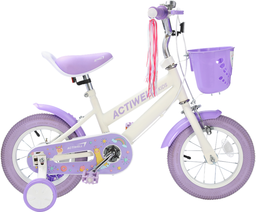 Велосипед детский ACTIWELL 12" бирюзовый/белый, Арт. KID-ST12