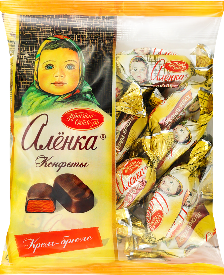 Конфеты КРАСНЫЙ ОКТЯБРЬ Аленка крем-брюле, 250г