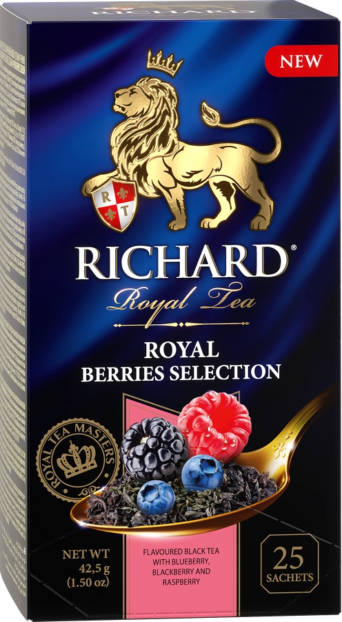 Чай черный RICHARD Royal Berries Selection арома, 25пак