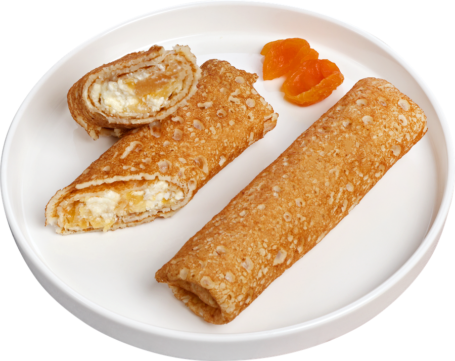 Блинчики ЛЕНТА FRESH с творогом и курагой, весовые