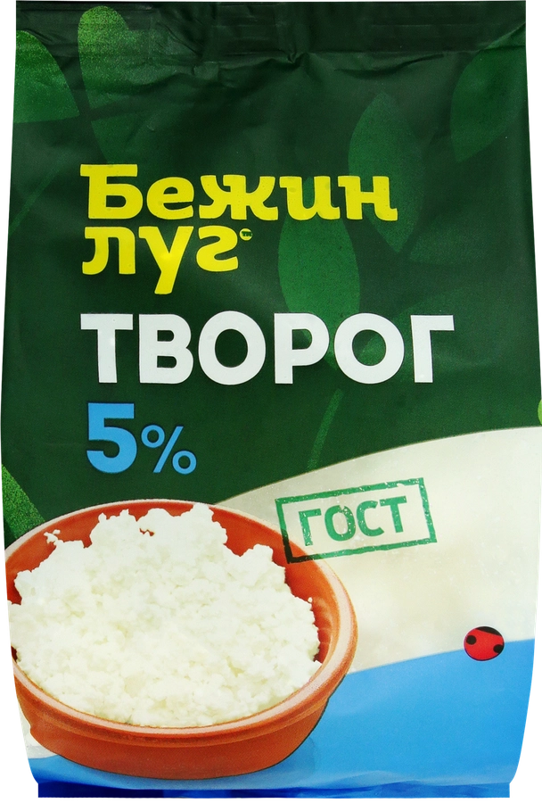 Творог БЕЖИН ЛУГ 5%, без змж, 300г