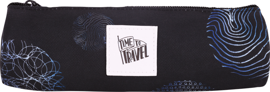 Пенал ЛЕНТА KIDS Travel черный, 20x5x5см, Арт. XFCF-2