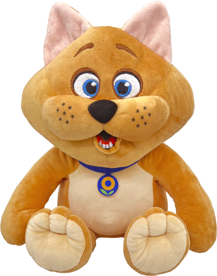 Игрушка мягкая BIGGA Кот Подсолнух 45см