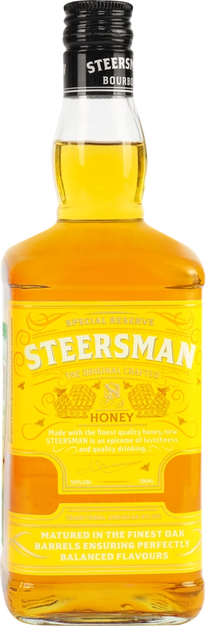 Коктейль STEERSMAN Honey висковый напиток 35%, 0.7л