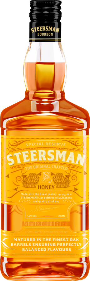 Коктейль STEERSMAN Honey висковый напиток 35%, 0.7л