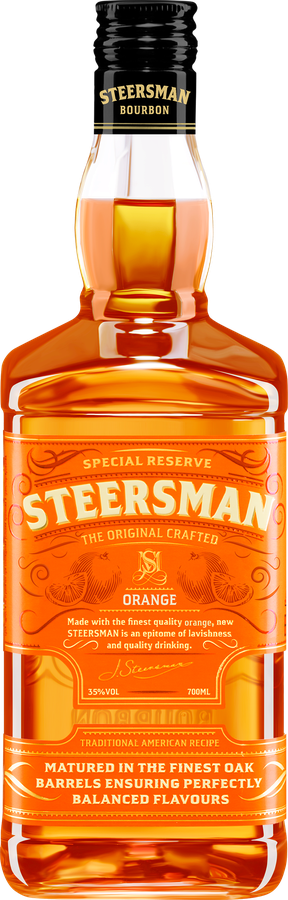 Коктейль STEERSMAN Orange висковый напиток 35%, 0.7л