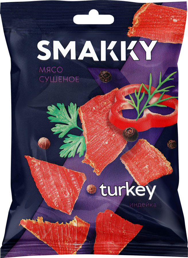 Мясо сушеное SMAKKY Индейка, 30г