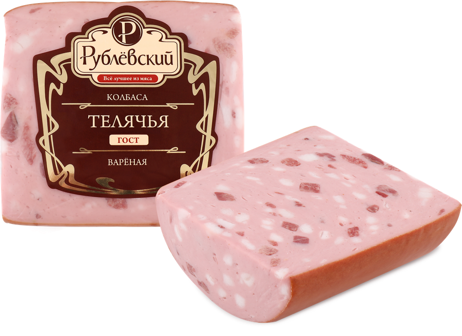Колбаса вареная РУБЛЁВСКИЙ Телячья, 400г
