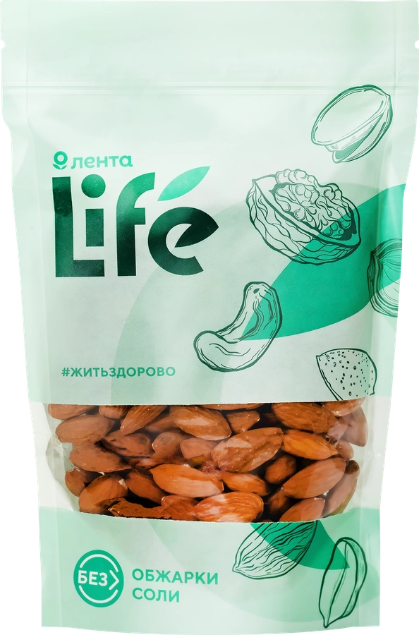 Миндаль ЛЕНТА LIFE натуральный, 200г