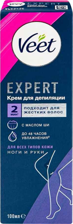 Крем для депиляции VEET Expert для всех типов кожи, 100мл