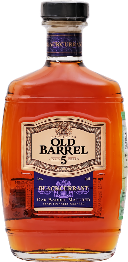 Аперитив FATHER'S OLD BARREL Blackcurrant 35%, 0.5л