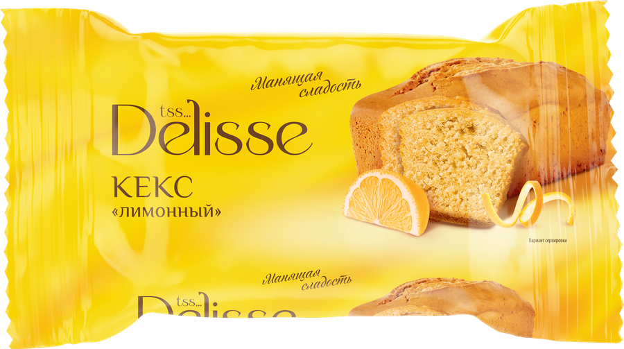 Кекс DELISSE Лимонный, 250г