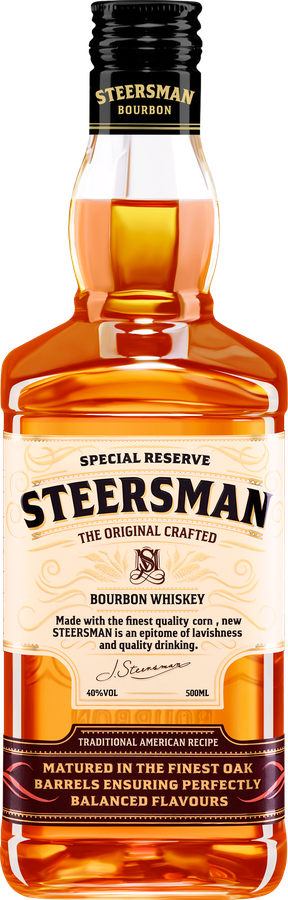Виски STEERSMAN зерновой 40%, 0.5л