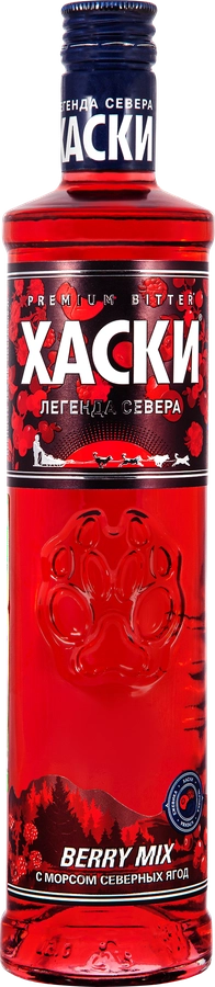 Настойка горькая ХАСКИ Berry Mix 35%, 0.5л