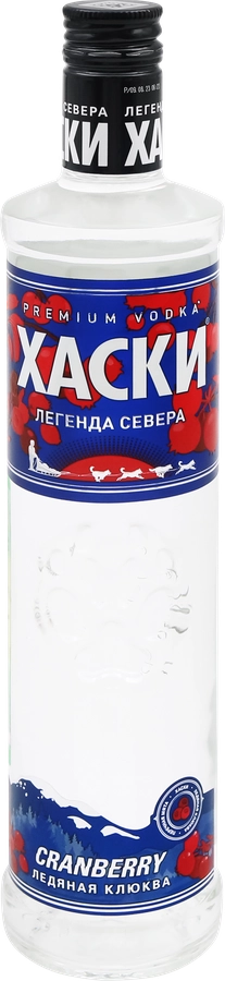 Водка ХАСКИ Cranberry особая 38%, 0.5л