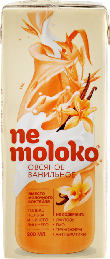Напиток овсяный NEMOLOKO Ванильный, 200мл