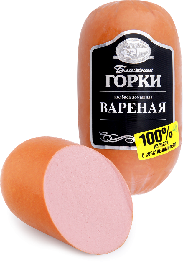 Колбаса вареная БЛИЖНИЕ ГОРКИ Домашняя, 400г