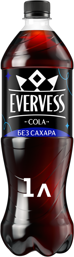 НапитокEVERVESSColaZeroSugarКолабезсахарагазированный,1л