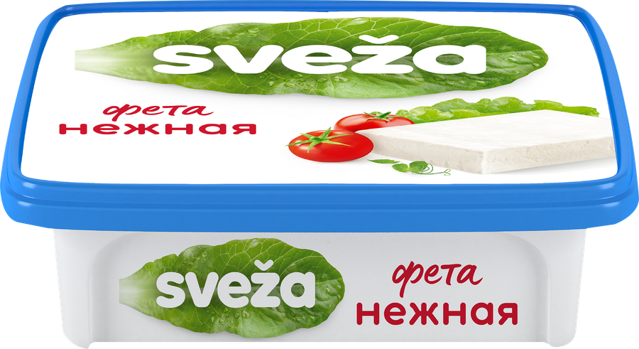 Сыр рассольный SVEZA Фета Нежная 45%, без змж, 250г