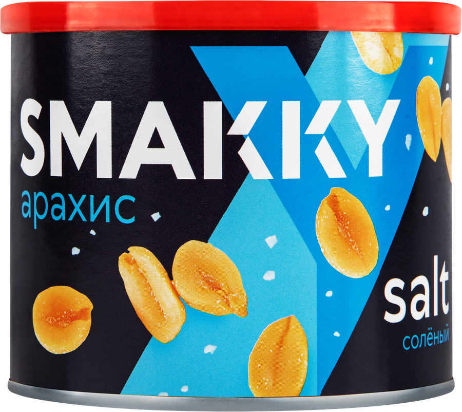 Арахис SMAKKY соленый, 150г
